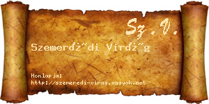 Szemerédi Virág névjegykártya